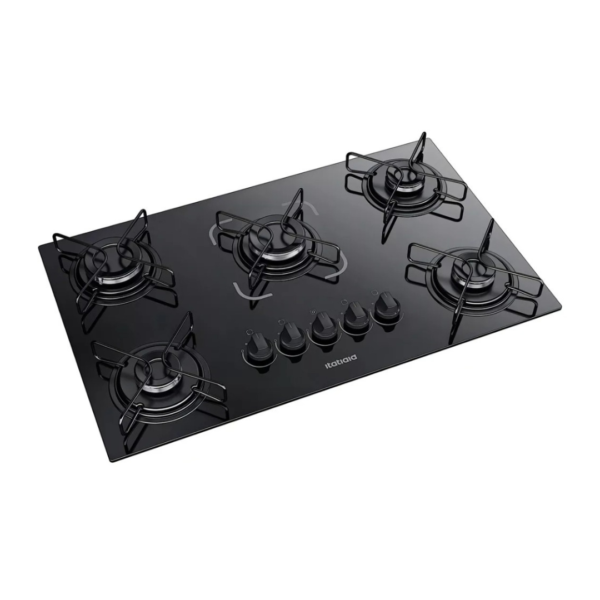 Cooktop a gás Itatiaia Preto 5 Bocas Essencial Bivolt 127V/220V 620CT50153 - Image 6