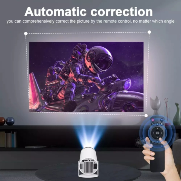 Mini Projetor Portátil 4K Android Full HD Smart Wi-Fi para Cinema em Casa - Image 5